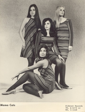 Foto promocional de Mama Cats, 1967.